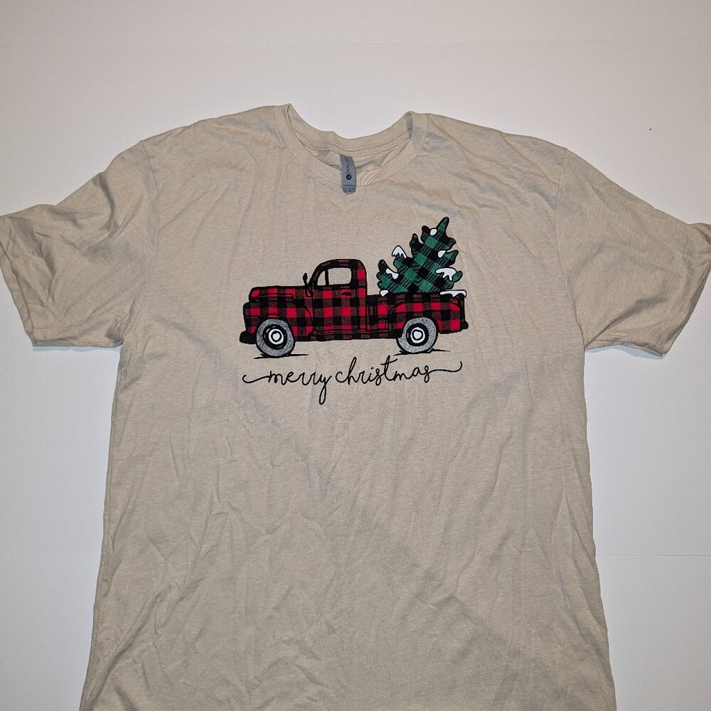 Merry Christmas Farm Truck Tee